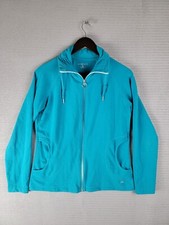 Danskin zip-up sweatshirt active wear size medium women's green