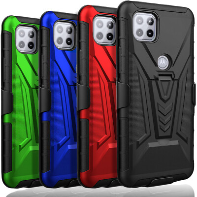 For Motorola One 5G/One 5G UW Case Phone Cover Shockproof +Tempered Glass  Screen