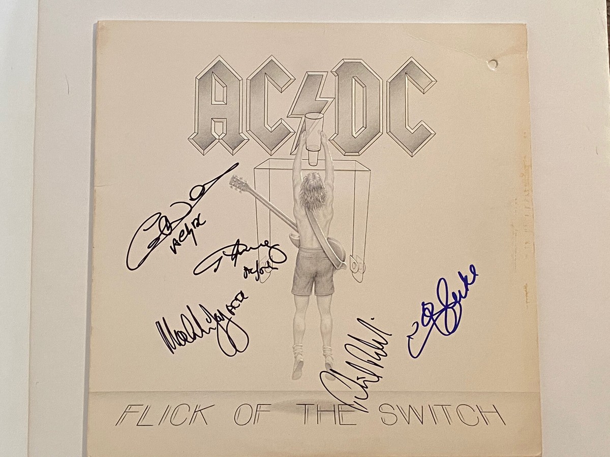 AC/DC Flick of the Switch サイン入り AC/DC Flick of the Switch サイン入り AC/DC – Flick Of The