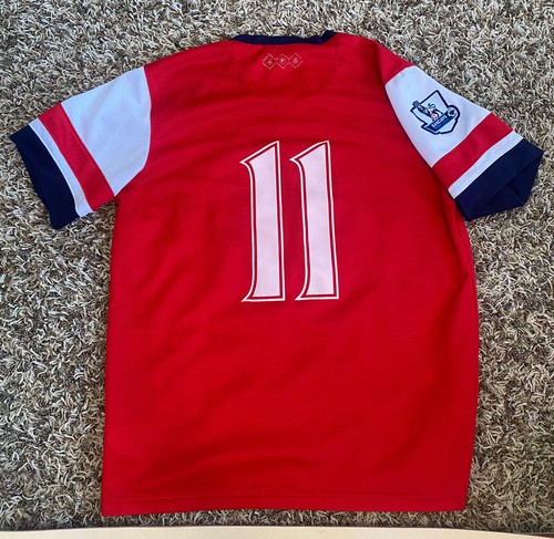 Arsenal FC Football Soccer Jersey Mens Medium Number 11 2013-14 Home Red - 第 3/3 張圖片