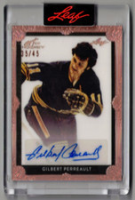 GILBERT PERREAULT 22/23 Leaf Art of Hockey Auto Autograph Signed Signature # /45
