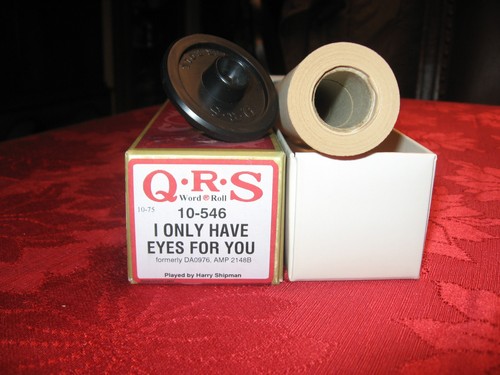 I Only Have Eyes For You - QRS Player Piano Roll #10-546: Hear It Play!