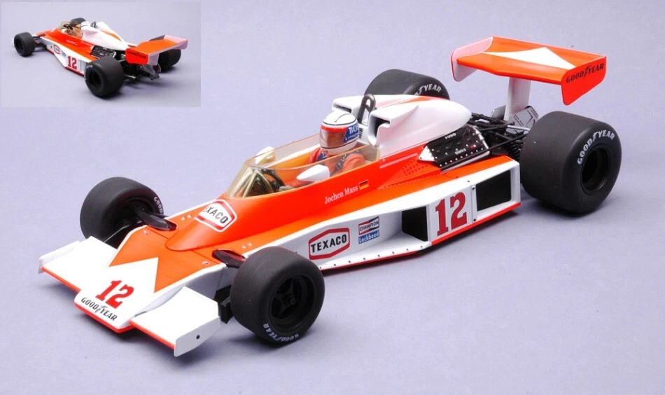 MODELLINO AUTO F1 STATICO MODELCAR MCLAREN M23 #12 GP GERMANY 1976 J. MASS 1/18 - Immagine 2 di 4