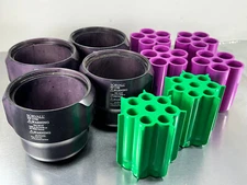 Sorvall Swing Buckets and Adpaters 11788 00436 00447 (Lot of 10 pcs)