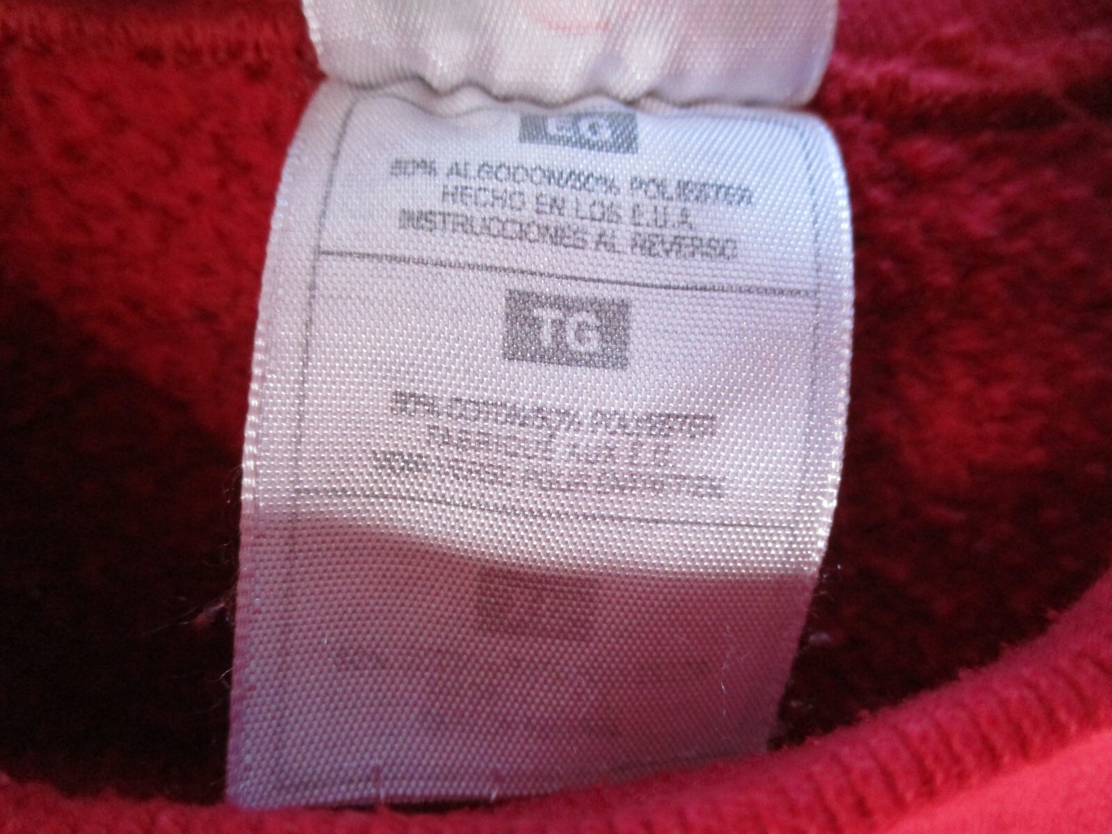 Vintage Kmart Sweatshirt Mens XL Red Sweater Employee Big K Mart Retail