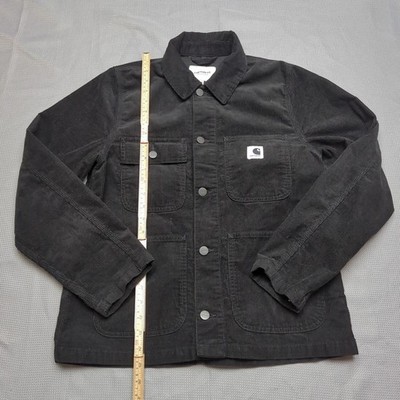 Carhartt WIP Damen Michigan Jacke Medium Schwarz Cord Workwear Schwarz Chore M