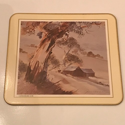 Jason 6 Vintage Placemats Medium ( Ghost Gums ) Made In New Zealand - Foto 9 di 15