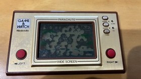 Nintendo Game & Watch Parachute PR-21 1981 Wide Screen Boxed Junk LCD Fault