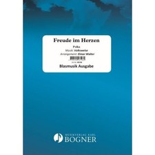 Elmar Walter: Freude im Herzen, Polka Blasorchester Blasmusik Partitur & Stimmen