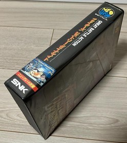 SNK Neo Geo AES ROM Cartridge Fighters History Dynamite With Manual & Box Tested