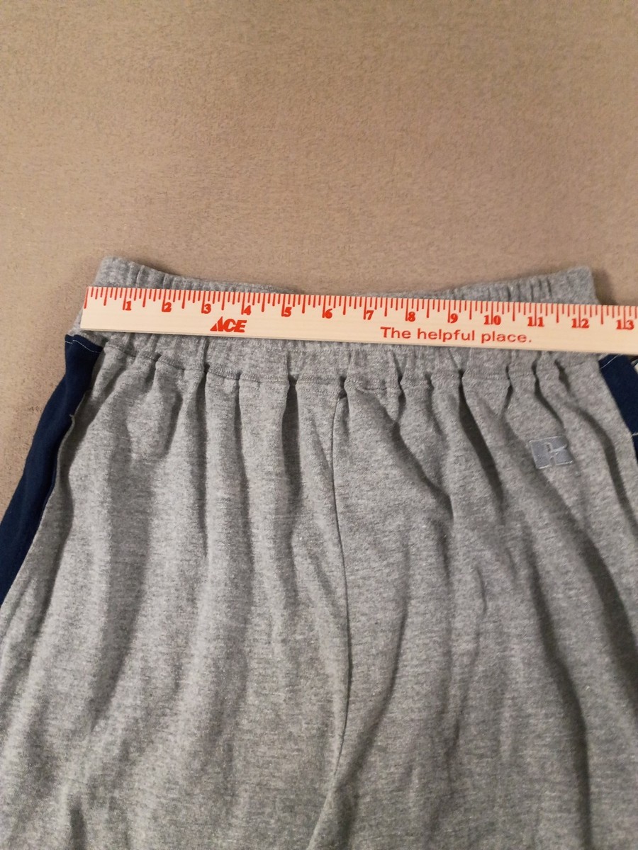 Vtg Russell Athletic Mens Pro Cotton Shorts S Gray Blue NWT Gym Sweatshorts View 2