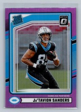 2024 Donruss Ja'Tavion Sanders Optic Rated Rookies Preview Pink Rookie #317