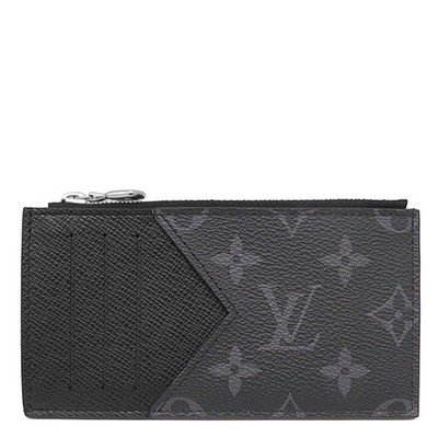 LOUIS VUITTON Münzetui Münzkartenetui M30271 Taiga Monogram Eclipse Noi