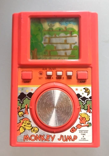 Polistil Monkey Jump LCD Game Retro Console Vintage Thought Crusher