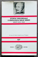 Carlo Cattaneo, opere scelte: IV, Scritti 1852-1864 Einaudi NUE 127 1972