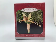 Vtg '98 Hallmark Keepsake Ornament Mistletoe Fairy NEW