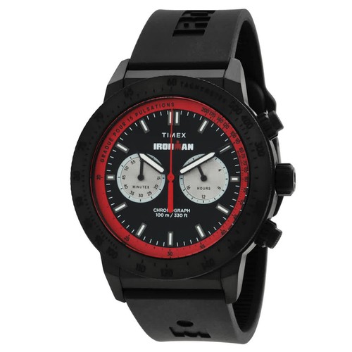 Timex Ironman Challenger Chronograph Quartz Black Dial Men's Watch TW2Y01900VQ