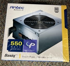 Antec Basiq Power BP550 PLUS 550W 100V-240V Desktop PC Internal Power Supply NEW