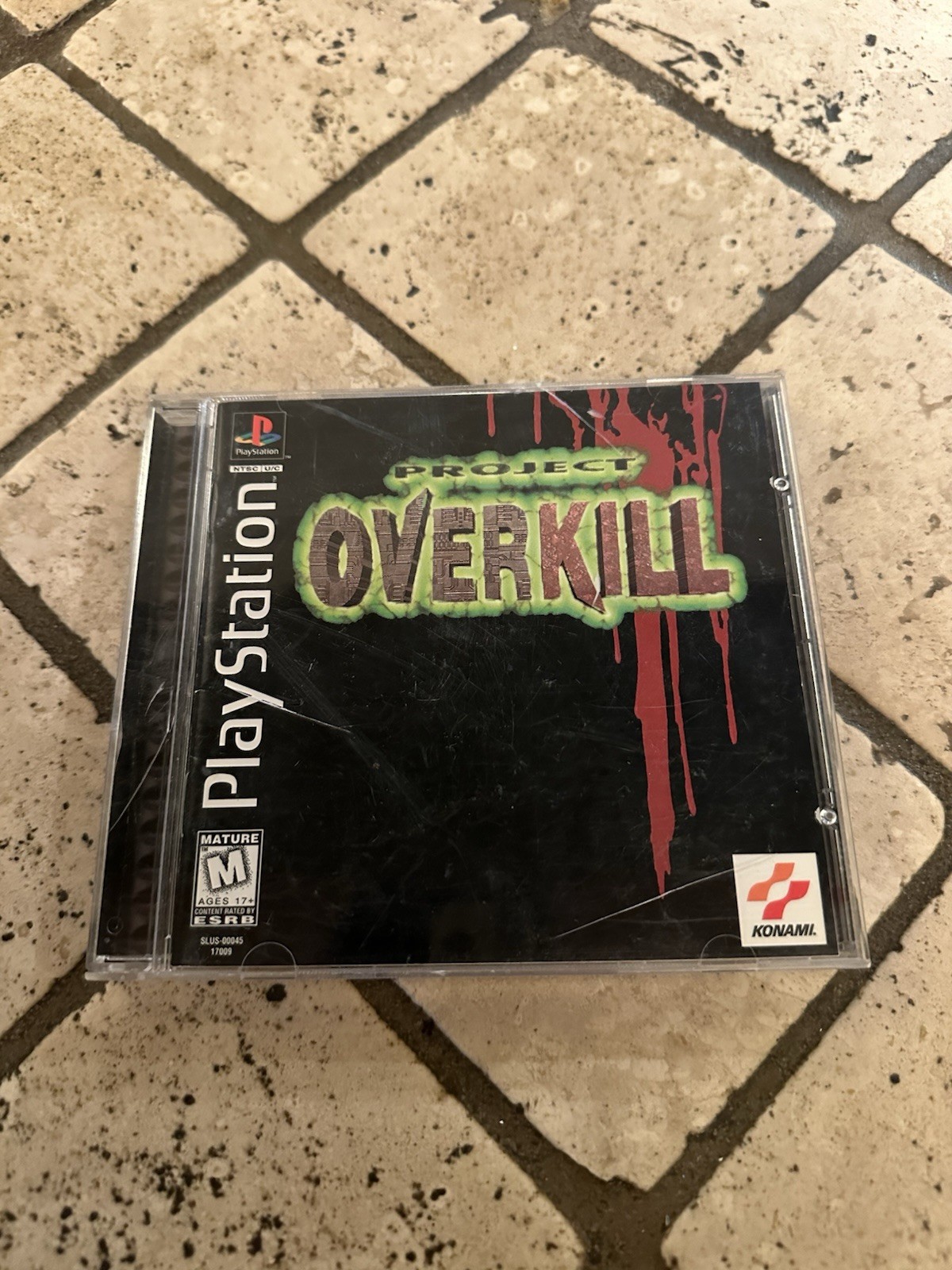 Project Overkill (Sony PlayStation 1, 1996) SEE PHOTOS READ DESC