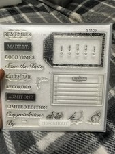 Close to My Heart CTMH-S 1109 LIMITED EDITION Clear Stamps Reminder Invitation