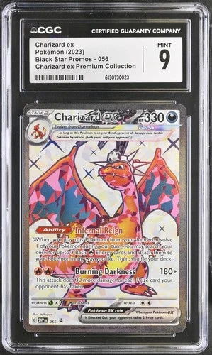 CGC 9 MINT Charizard ex 056 SVP Premium Collection Holo Promo Pokemon Card