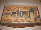 Vintage 1950's Marx Pet Shop Playset Original Box #4210 Only