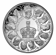 2024 Tokelau $1 Monarchs of Britain King Charles III 1oz .999 Fine Silver OGH