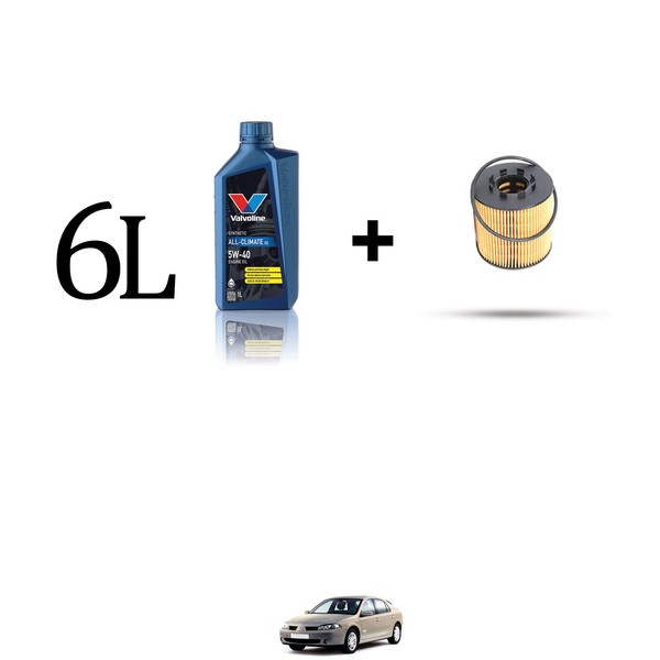 ÖLfilter Kit Und 6L FüR Renault Laguna II 2.2 DCI 16V 102KW Ab 2004-image