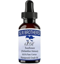 S.R Brothers Sunflower 100% Pure & Natural Helianthus Annuus Carrier Oil