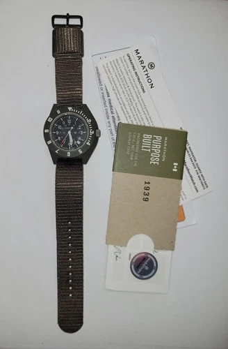 Marathon Pilot's Navigator Date WW194013SG Black Dial Quartz Men's Watch 40mm