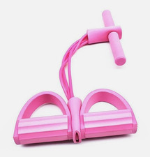 6-Tubes Foot Pedal Resistance Band Yoga Exercise Body Stretch Pull Puller Rope