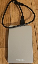 Toshiba 1 TB External Hard Drive Canvio Slim II USB 3.0 Metal M1 Portable