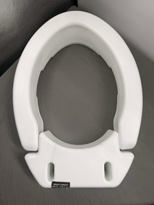 Carex Elongated Toilet Seat Riser 3.5" Raised Height 300lb Capacity FGB321C1