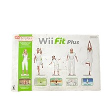 Nintendo Wii Fit Plus Balance Board Game Fitness Bundle Controller Attachment