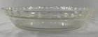 PYREX # 229 Pie Dish Clear Glass Deep 9 1/2” Scalloped Fluted Edge VINTAGE USA