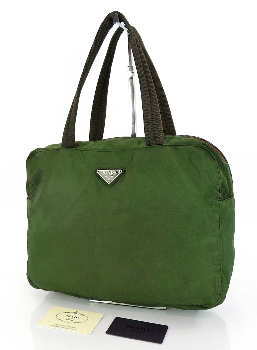 PRADA Satchel/Top Handle Bag Green Bags & Handbags for Women for