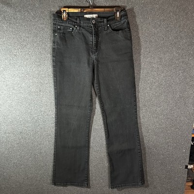 Levi's Perfectly Slimming Womens Boot Cut 512 Jeans black Size 8
