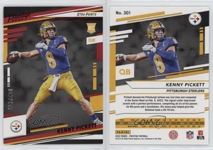 2022 Panini Prestige Rookies Xtra Points Red /449 Kenny Pickett #301 Rookie RC