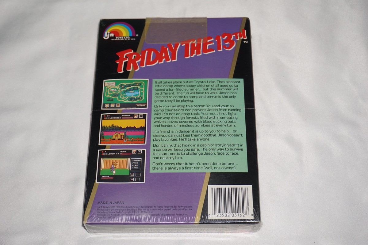 Friday the 13th (Nintendo Entertainment System, 1989) for sale
