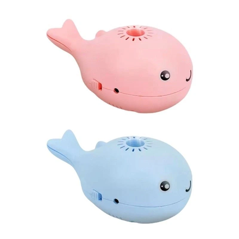 Interactive Whale Shape Electric Floating Ball Toy for Kitten with Fan
