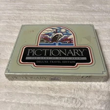 Pictionary Deluxe Travel Edition - 1989 New Sealed Game of Quick Draw