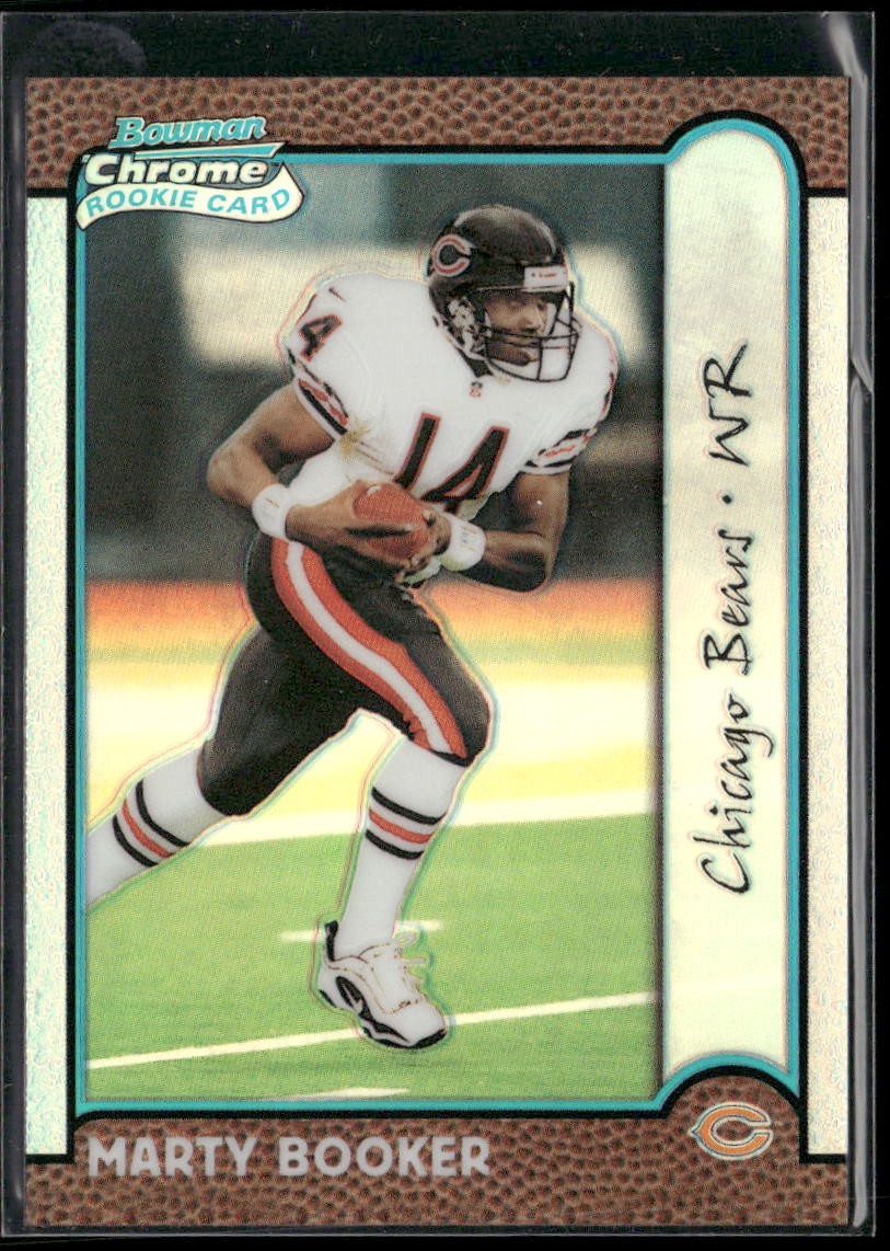 Marty Booker Bowman Chrome #187 Refractor