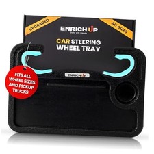 2-in-1 Car Steering Wheel Tray - Steering Wheel Desk for Laptop, Mint Ring