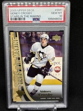 SIDNEY CROSBY 2005 UPPER DECK SERIES 2 STARS IN THE MAKING HOCKEY CARD PSA 10 RC