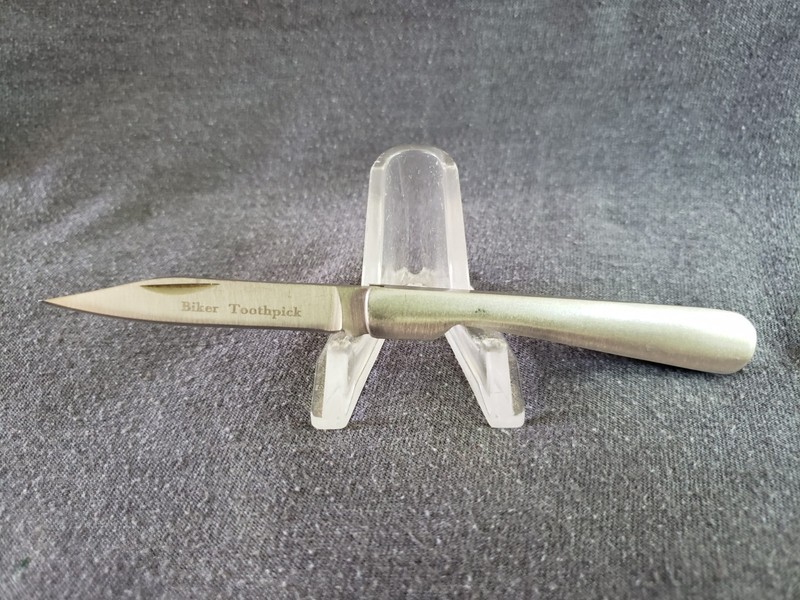 Rite Edge 5" Biker Toothpick Stainless Steel Pocket Knife