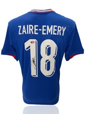 WARREN ZAIRE-EMERY SIGNED FRANCE EURO 2024 HOME SHIRT (ACG CERT AG17489)