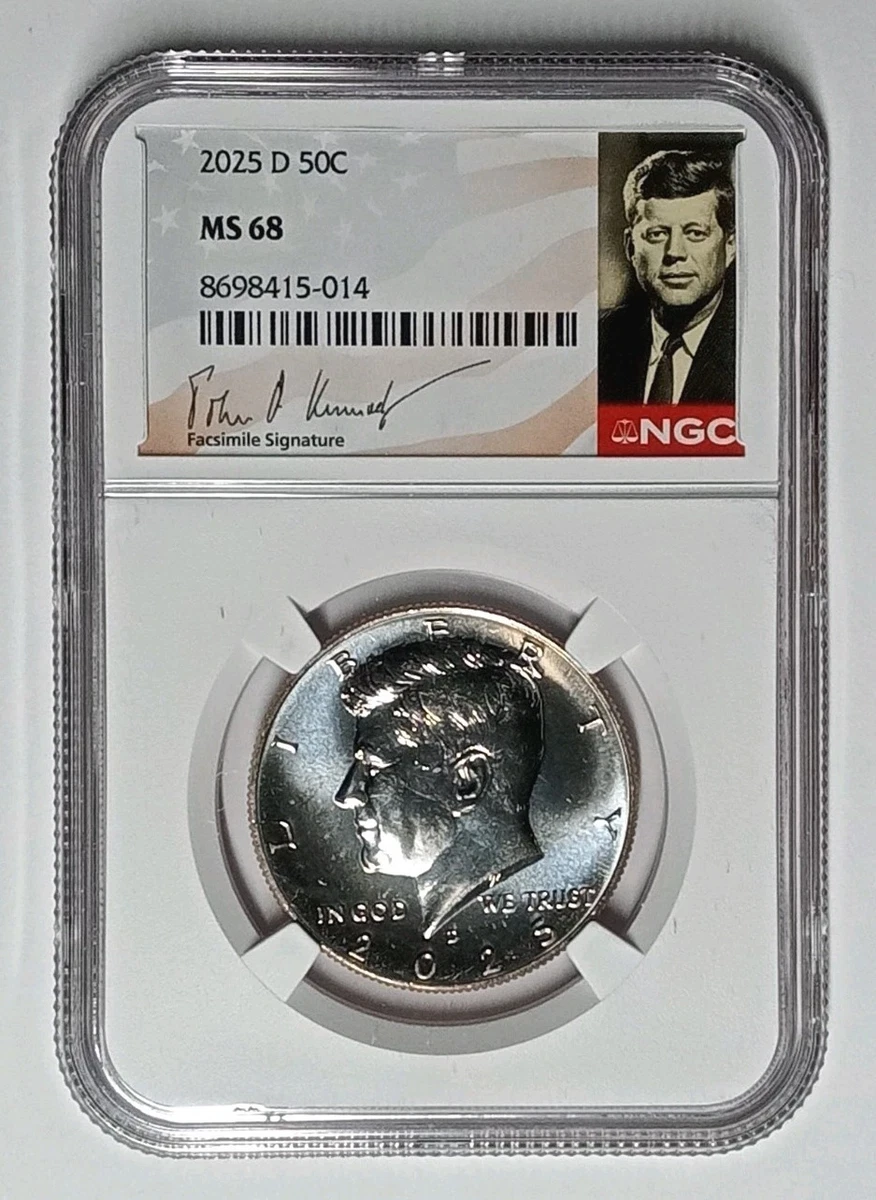 MS 68 Graded Kennedy US Half Dollars (1964-Now) for sale | eBay