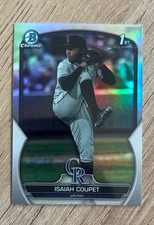 2023 Bowman Draft #BDC-37 Isaiah Coupet Chrome Refractor Colorado Rockies