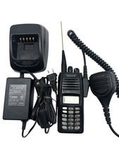 KENWOOD NX-410-K2 800MHZ DIGITAL TWO-WAY RADIO UNPROGRAM W/ Charger Mic READ