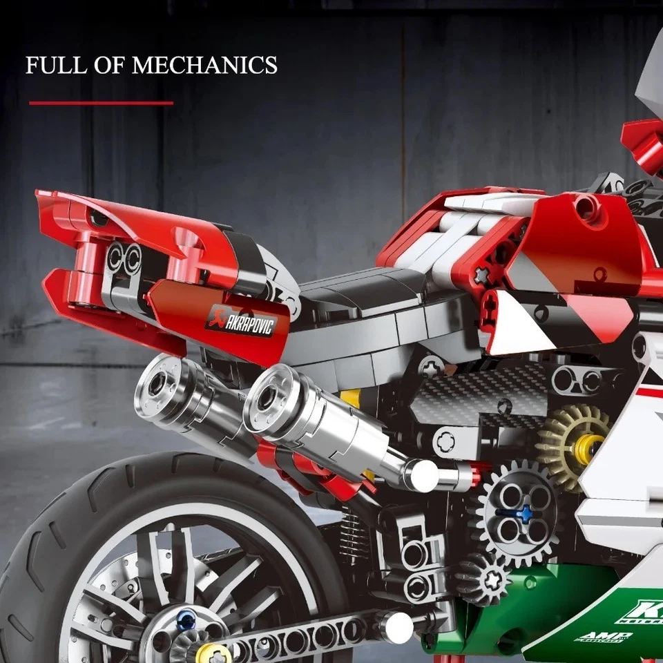 BMW S1000 RR Technic Building Block Set - Detailed Champions Model - Replica - Image 4 of 4